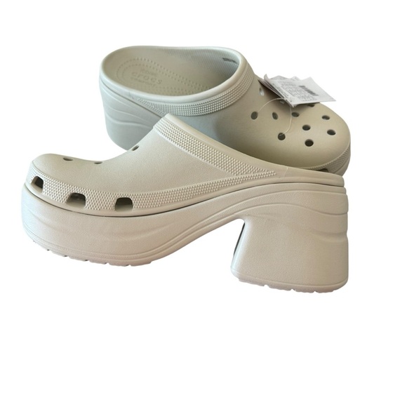 CROCS Siren Cream color Clogs mens 11 womens 13 - Picture 3 of 7